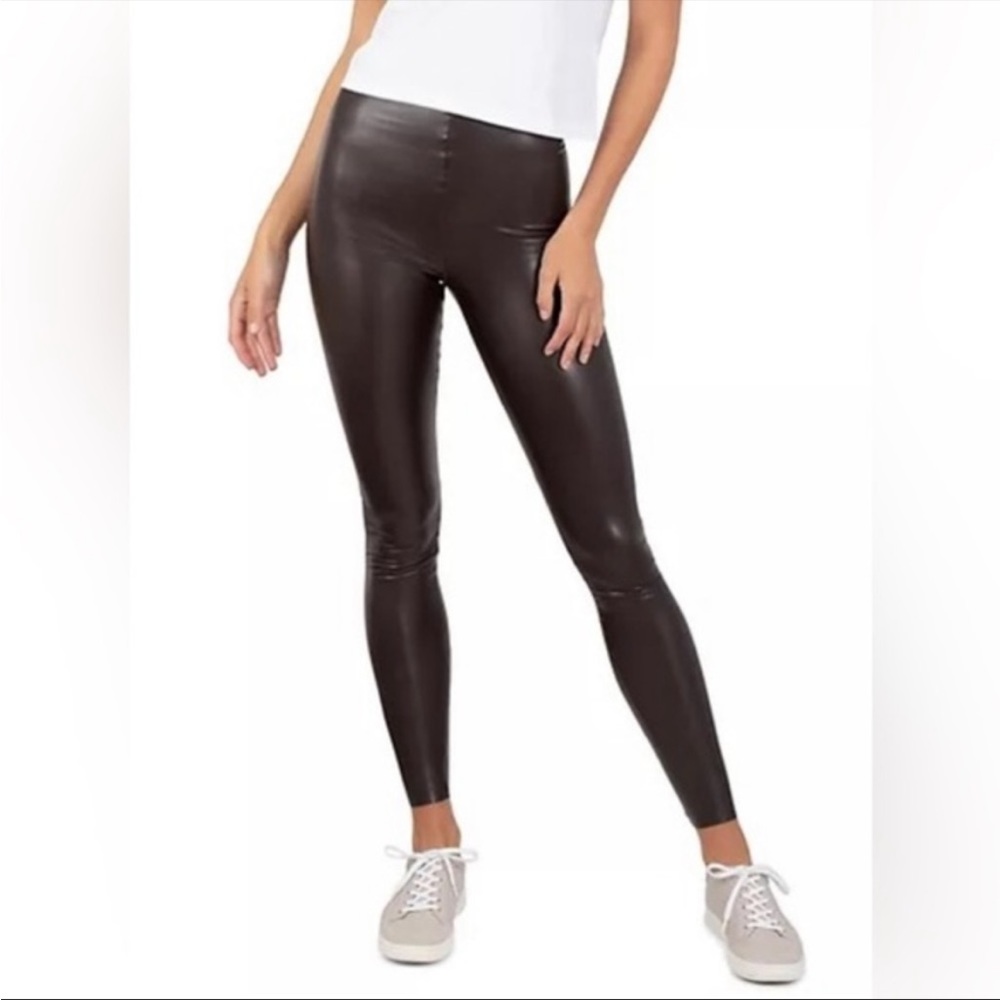 Joie Brown Faux Leather Leggings